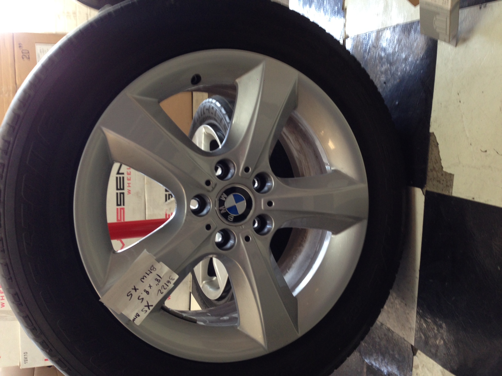 WHEELS BMW X5 18" X 8.5 ORIGINAL WHEELS #36122 - $600